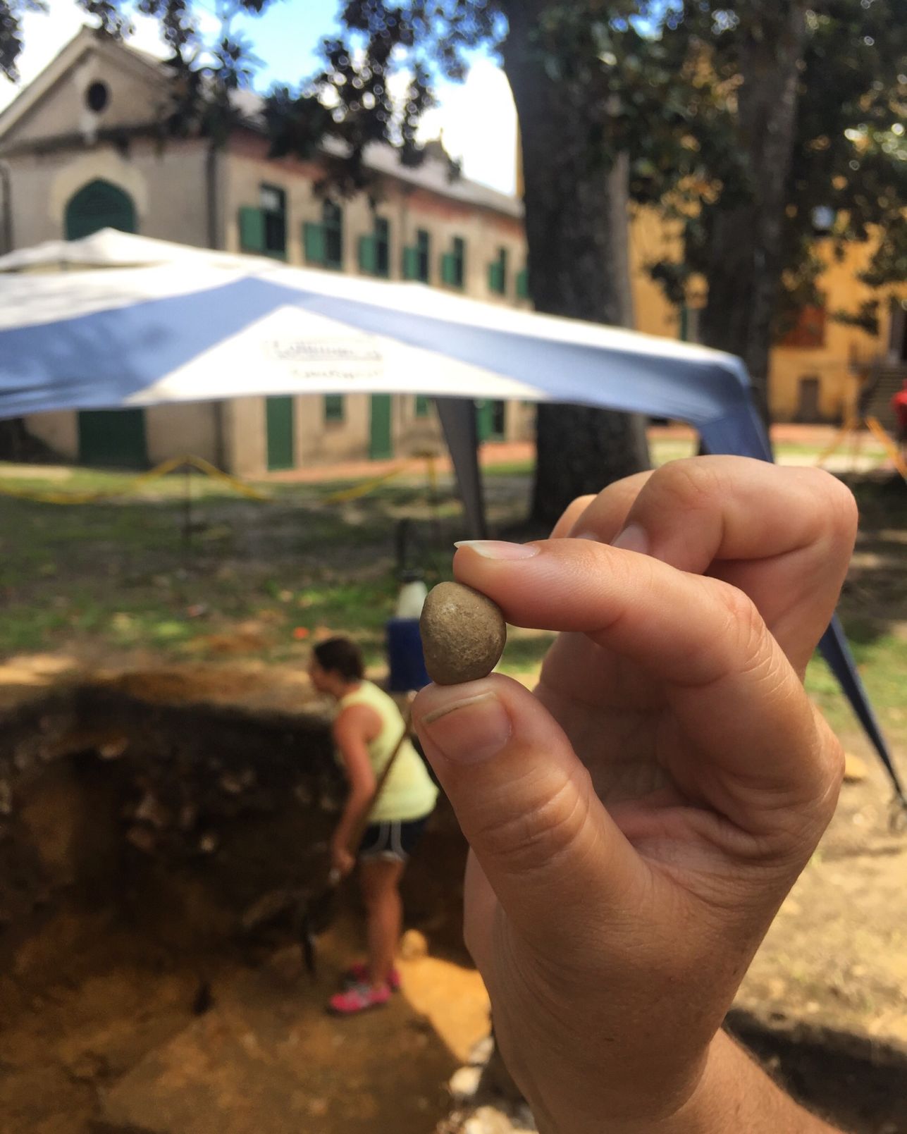 Lead ball confirms Revolutionary War trench (copy)